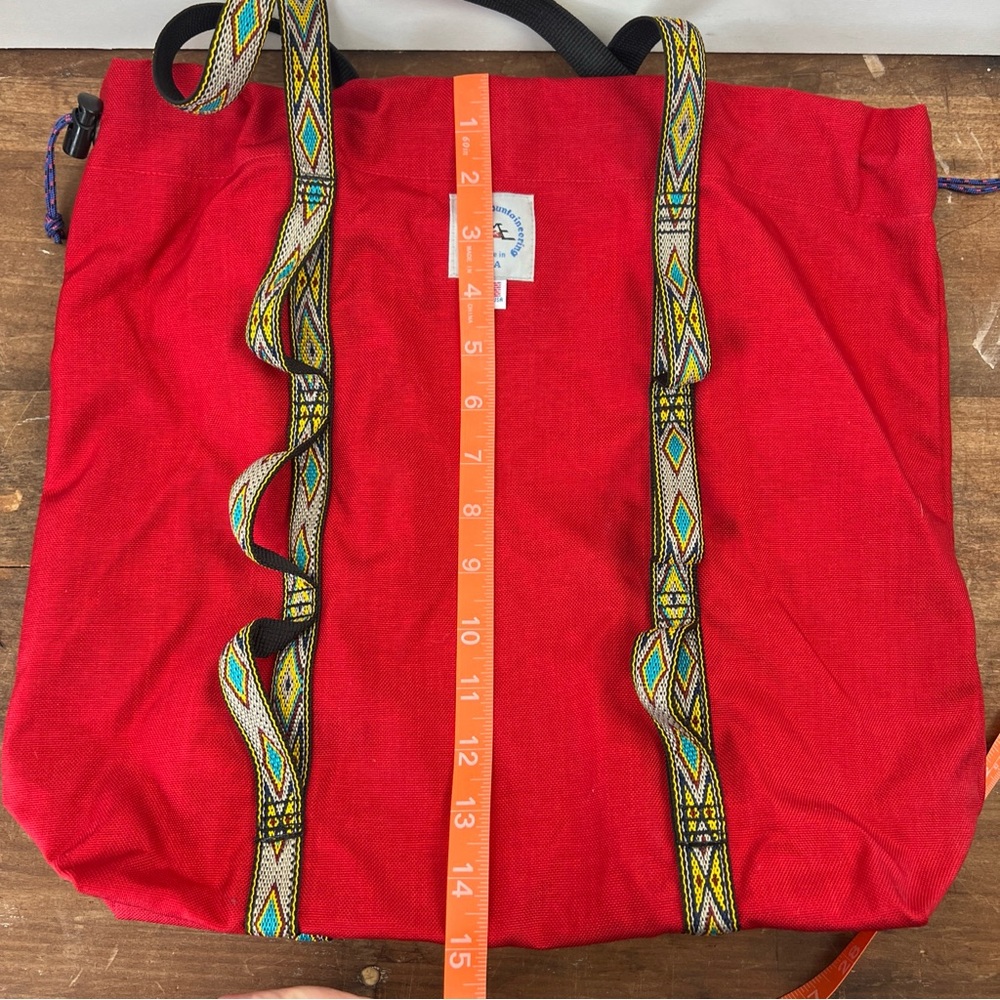 Epperson mountaineering red climb tote made in USA oval loops 14L - Picture 7 of 7